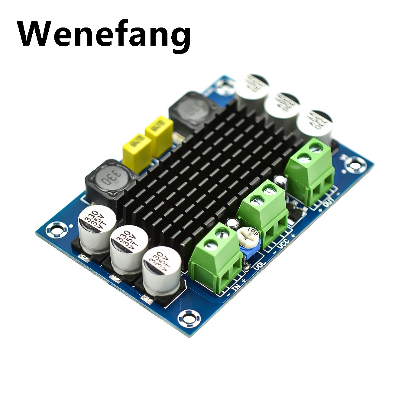 Wenefang 1PCS XH-M542 TDA3116D2 digital power amplifier board Portable 100W high power mono audio amplifier module
