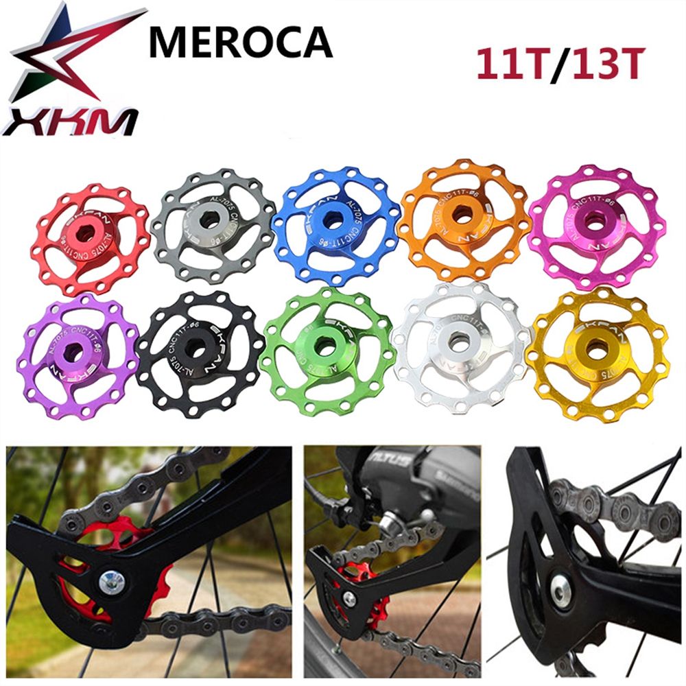 Durable 11T 13T Mountain Road Bike Cycling Accessory Guide Wheel Sealed Bearing Pulley Bearings Part