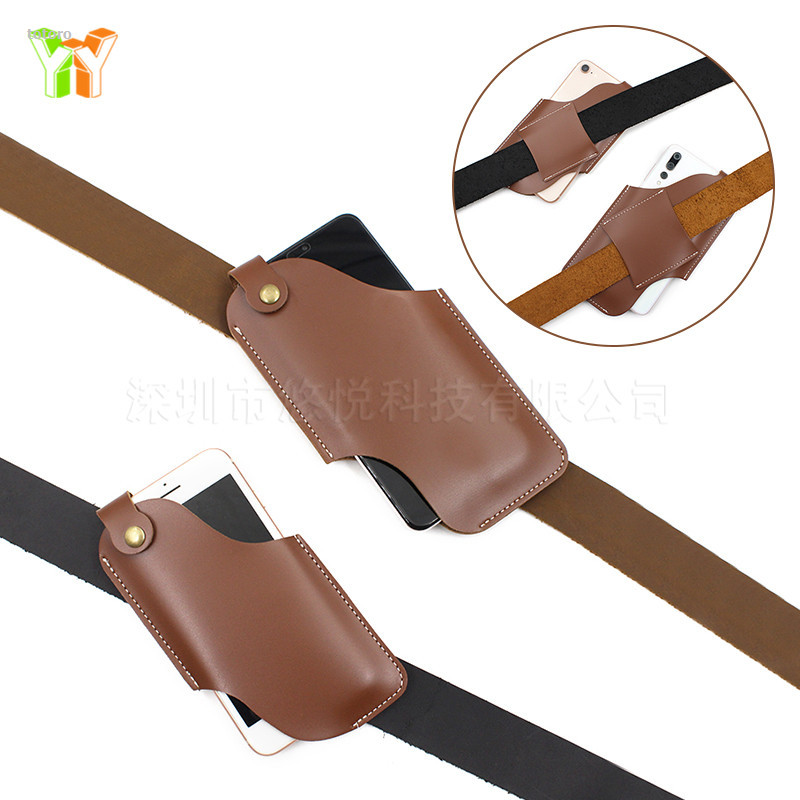 NEW totoro Armani Fsjaings Men's outdoor mobile phone bag large capacity Luxury mobile phone waist bag outdoor mountaineering waist