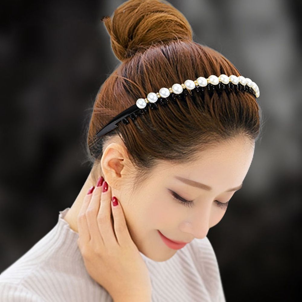 Elegant Simple Geometric Shape Wave Girl Headband Flower Hair Hoop Headwear Female Hairbands