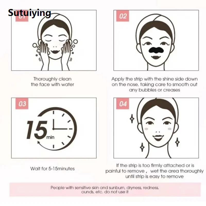 Sutuiying Blackhead Removal Nasal Strip Deep Cleaning Blackhead Removal New style Unisex Gentle Non-Irritating Nasal Mask Easy Adsorption