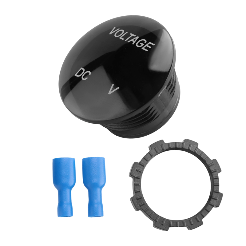 Universal Digital Monitor Voltmeter Waterproof Voltage Meter LED blue for DC 12V-24V Car Motorcycle Auto Truck