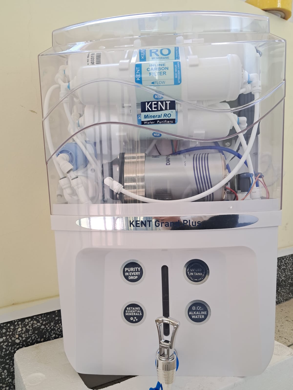 Kent Grand Plus 9 Ltrs. New Model - In-tank UV Disinfection Water Purifier |