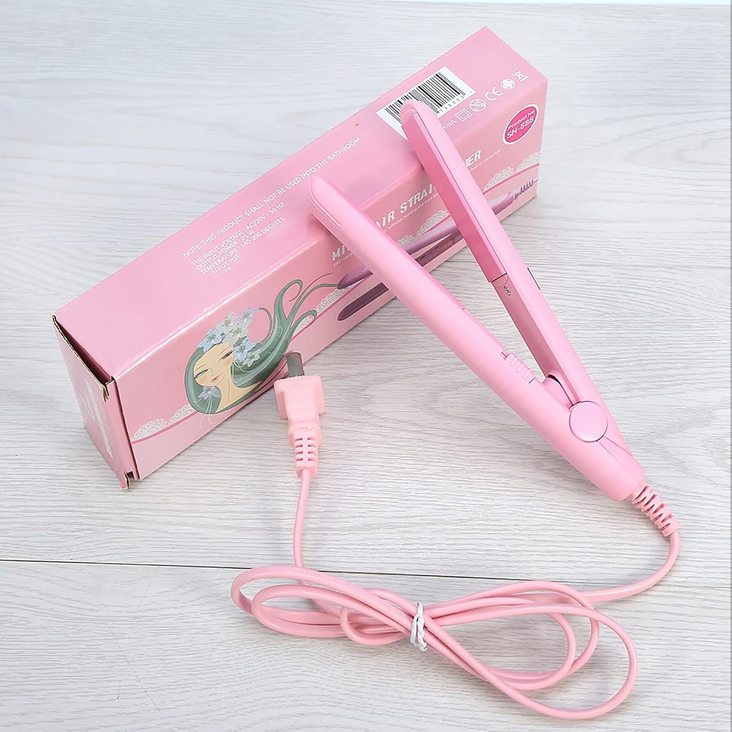 Travel Mini Hair Flat Iron Ceramic Plate Hair Straightener & Straightner