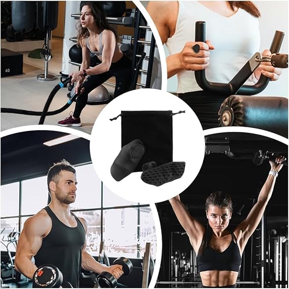 1 Pair Anti-Slip Finger Grip Strengthener - Portable Ergonomic Hand Trainer for Weight Lifting, Pull-Ups & Gym Workouts
