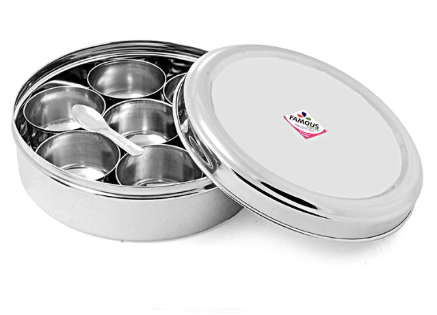 Famous Stainless Steel Masala Box - Small