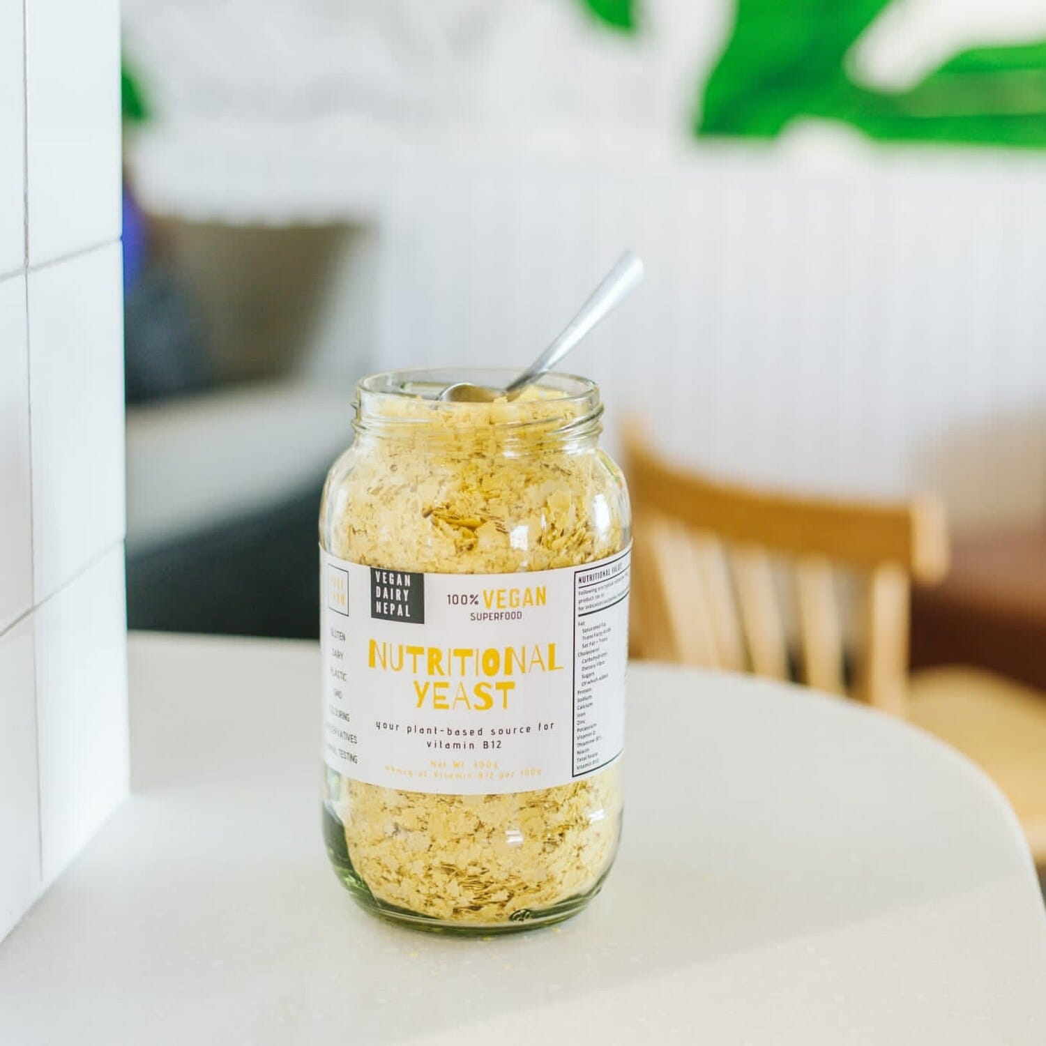 Vegan Dairy Nutritional Yeast - 300G (Vegan Nepal, Fortified With Vitamin B12)
