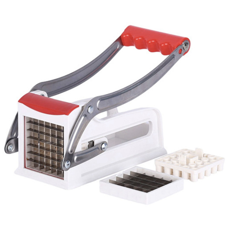 JAERBEE Potato Cutter Multifunctional Stainless Steel Vegetable Cutter Manual Vegetable Cutting Tool Melon Fruit Vegetable
