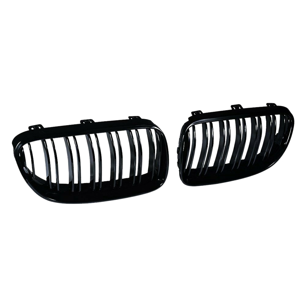 FORIDE 2X Gloss Black Front Kidney Grill Grille for E92 E93 3-Series 328I 335I Coupe 2011-2013