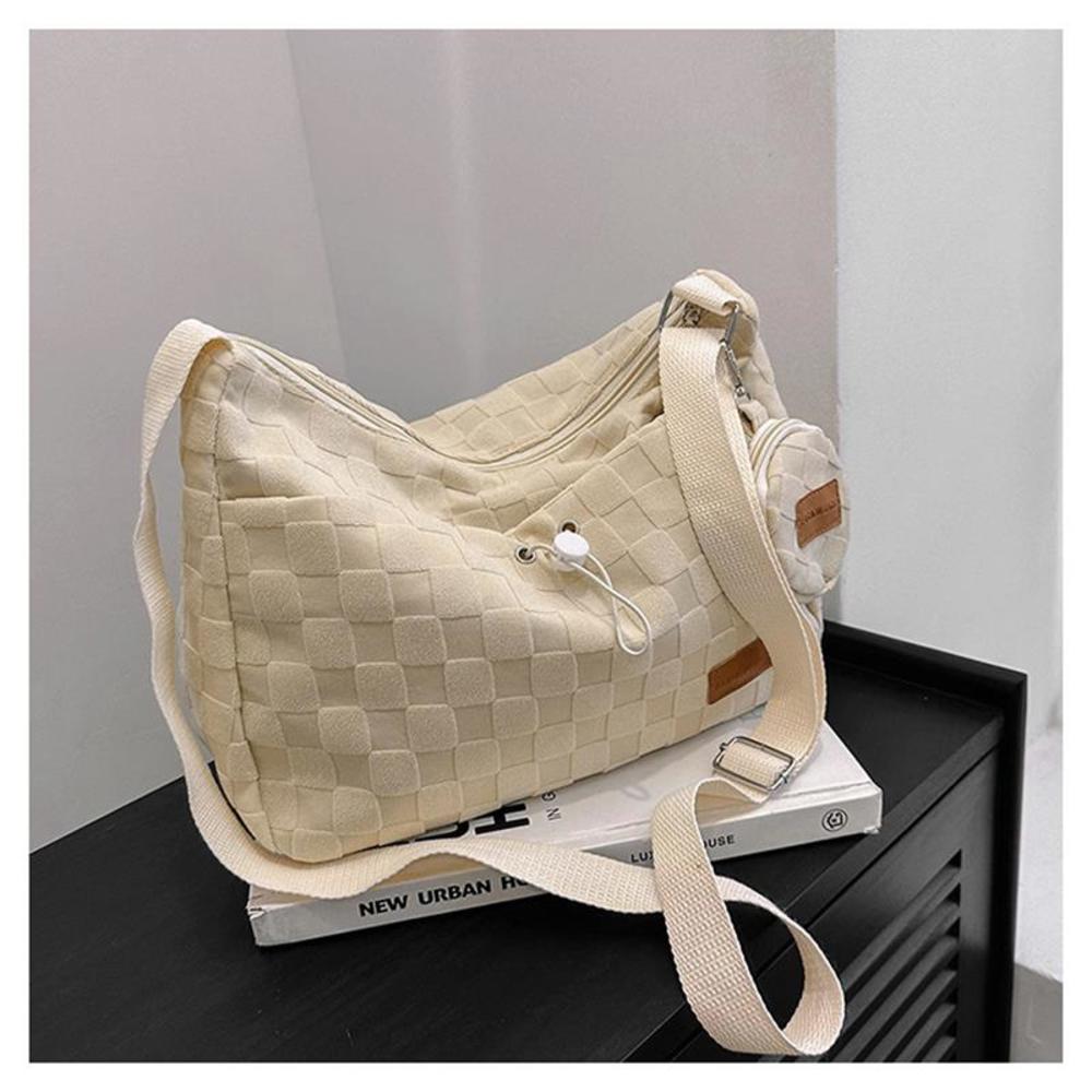 31*10*25cm Leisure College Student Classroom Bag Canvas Small Crossbody Bag for Fashionable Travel Casual outings