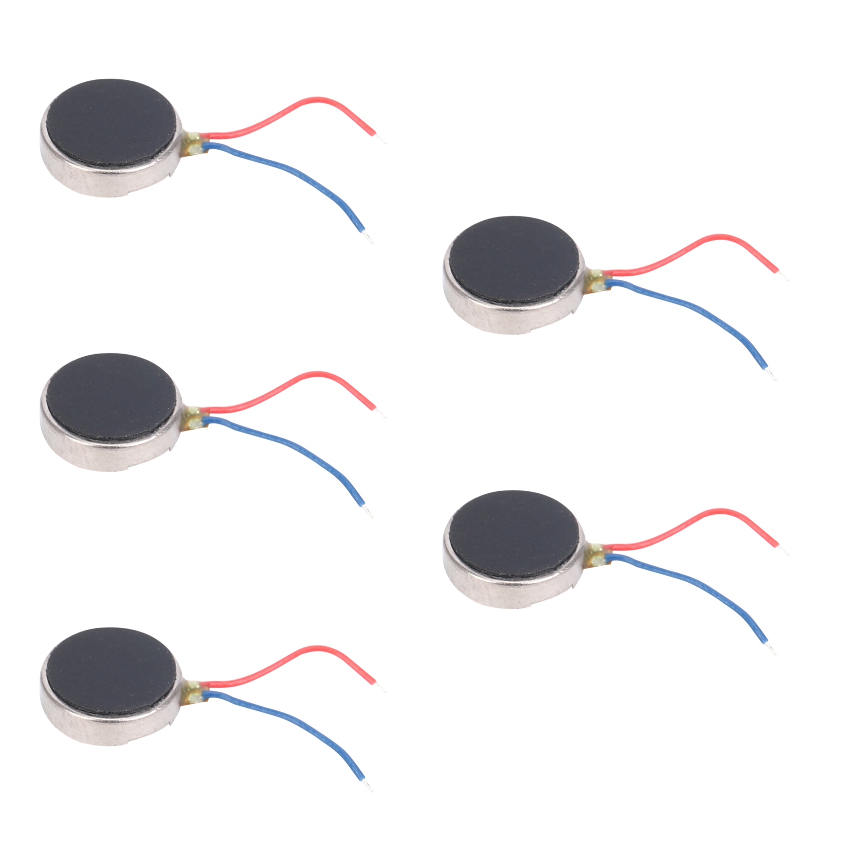fasdaga 5X DC 3V 60MA 9000+/-2000RPM Phone Coin Flat Vibrating Vibration Motor