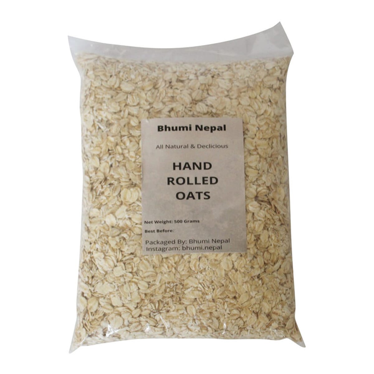 Bhumi Nepal Hand Rolled Oats-500 g