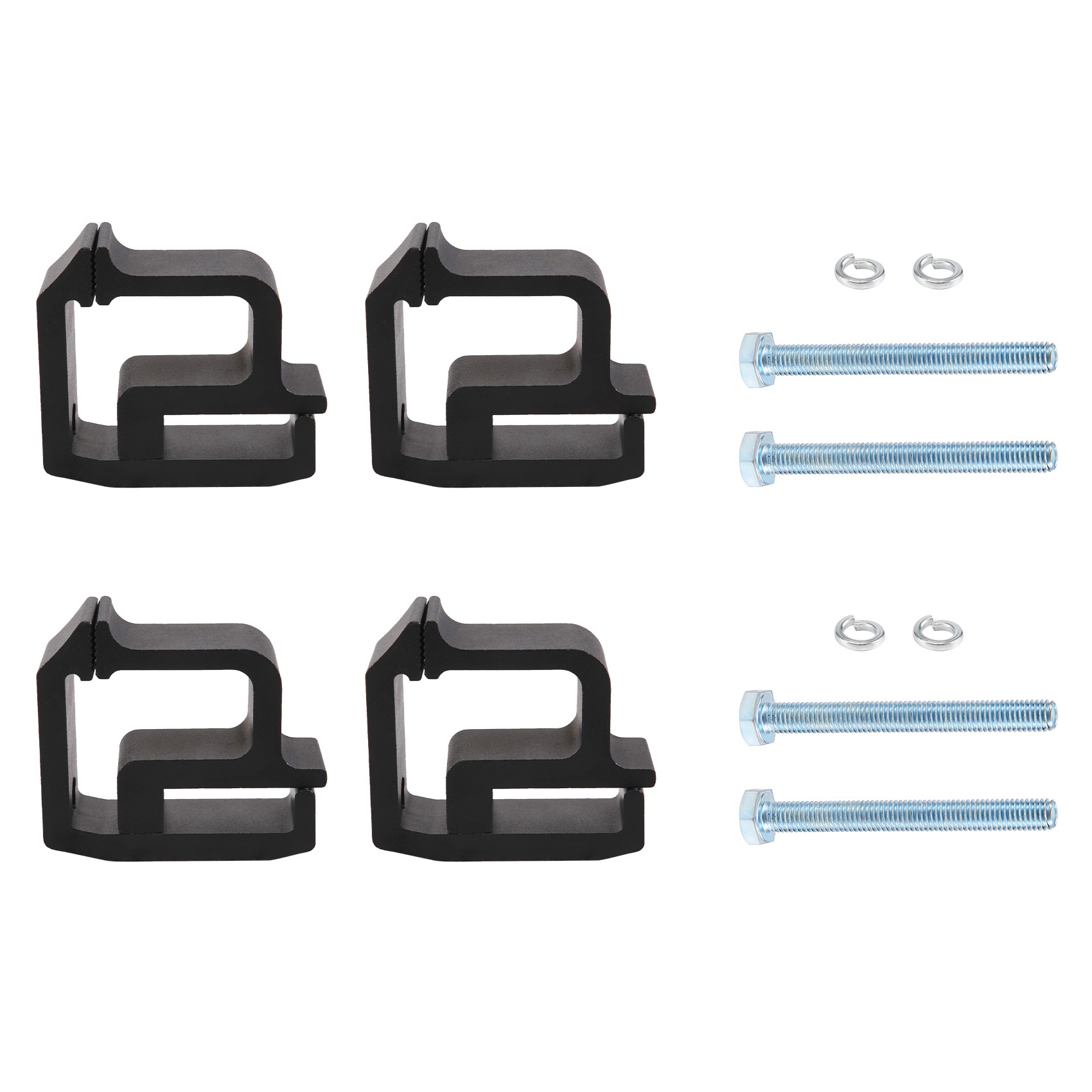 Kqueebee 4 Pack Truck Topper Clamps Mounting Clamps Truck Cap Clamps, Truck Bed Clamps and Canopy Clamps