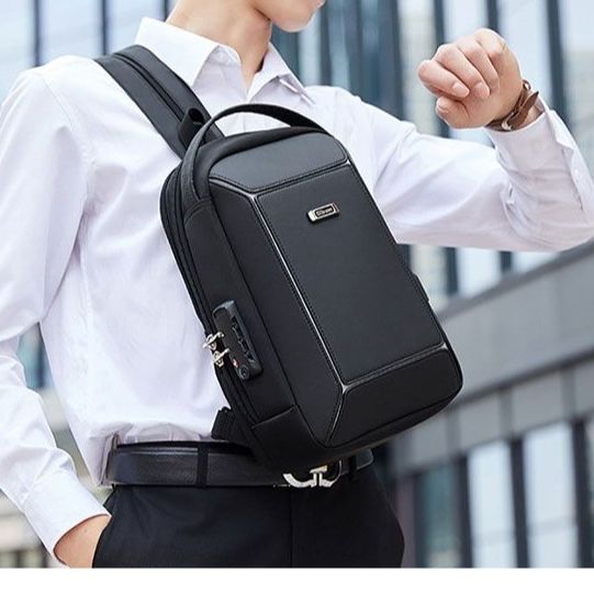 Crossbody Bag Chest Bag Small Trip Bag With Number Lock