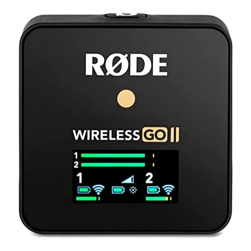 Rode Wireless GO II 2-Person Compact Digital Wireless Microphone System/Recorder (2.4 GHz, Black)