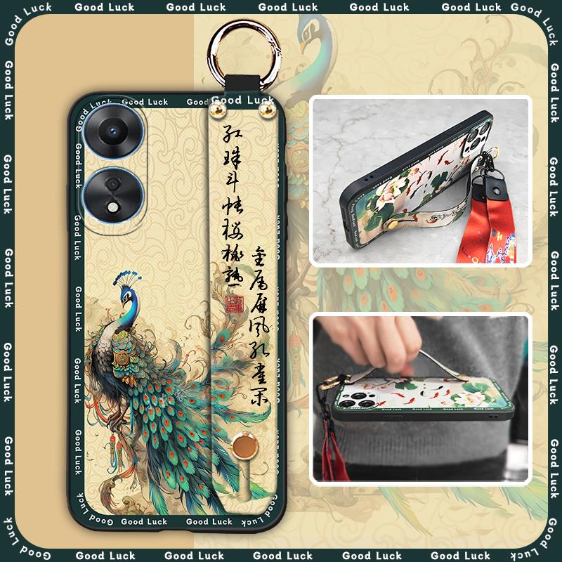 old lady Soft case Phone Case For OPPO A58 5G/A58X/A78 5G/A1X 5G/A2X fashion for mom Dirt-resistant Shockproof Silicone