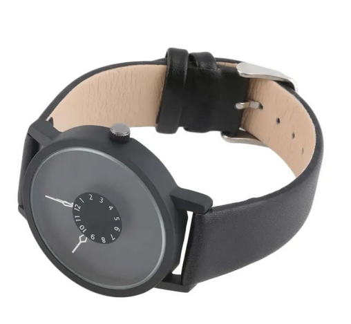 Black Fancy Round Shape Blac Dial Fashionable Watch For Women
