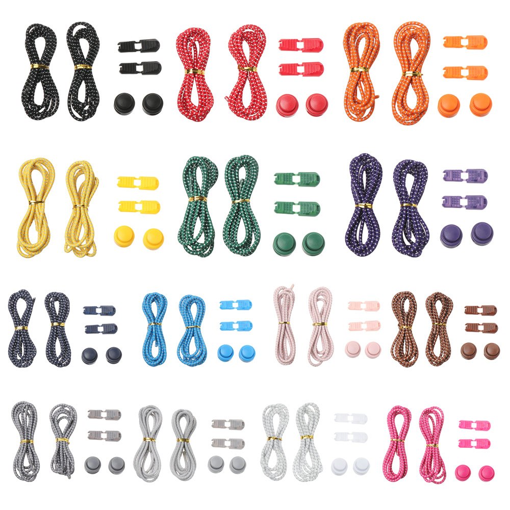 1 Pair Fashion Quick Reflective Outdoor Sports Elastic Lazy Laces No Tie Shoelaces Reflective shoelaces