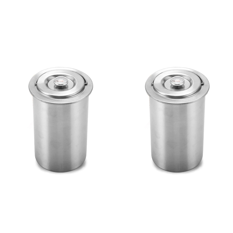 fasdaga 2X Ham Maker, Round Shape Stainless Steel for Making Healthy Homemade Meat with Thermometer