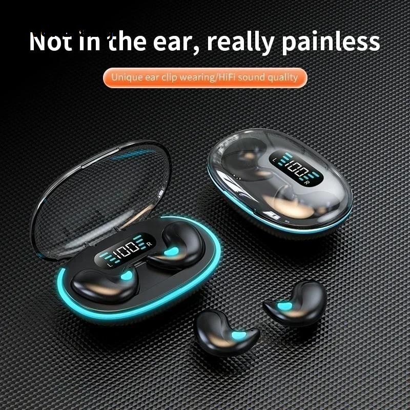 Wenefang Sutuiying X55 Mini Wireless Earphones Bluetooth Headphones Noise Reduction Profesional Luxury Sport Game Sleep Bluetooth 50 Earbuds HIFI Stereo Music Headset
