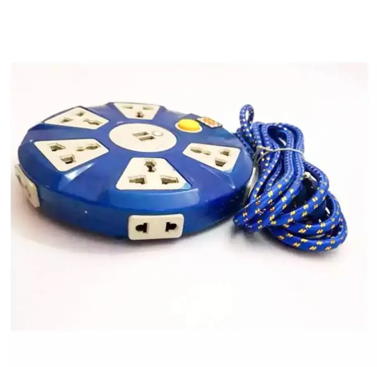 Multiplug 3.2 meter Portable Heavy duty Extension Cord (Board/ Socket)- 10 ways socket and 2 USB port (Color May Vary)