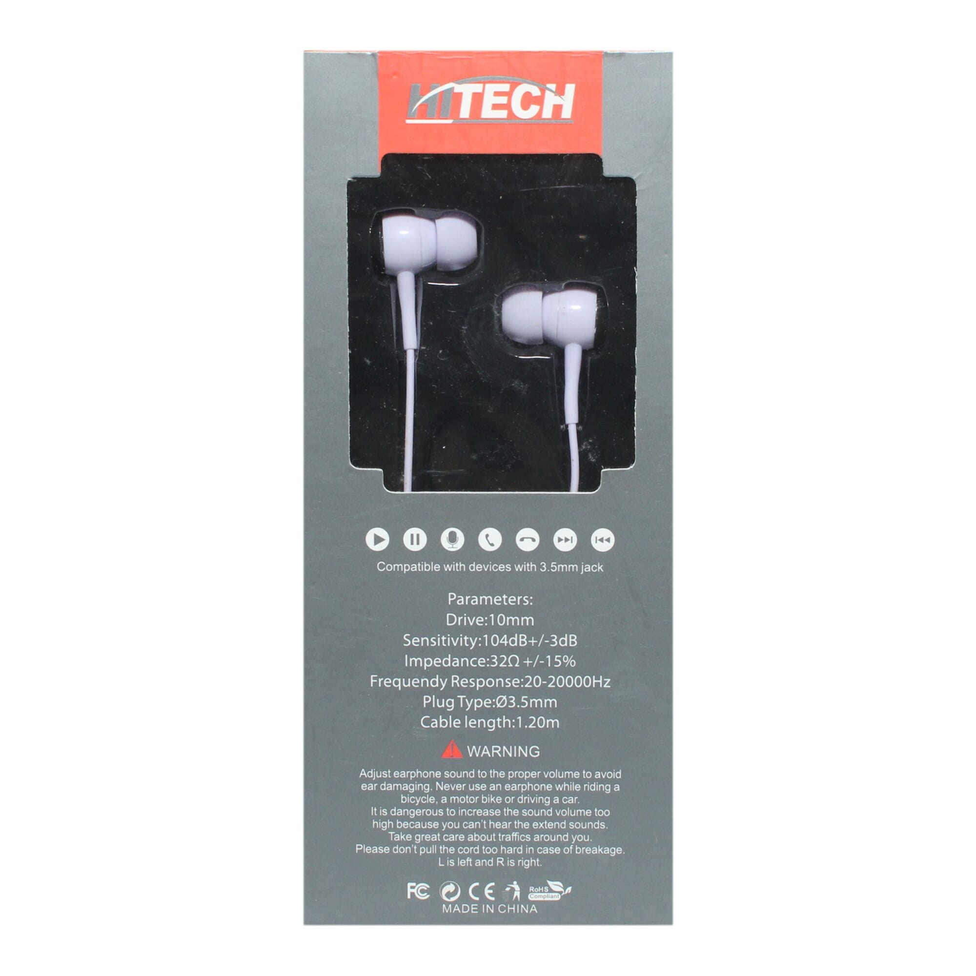 Hi Tech Stereo Earphone