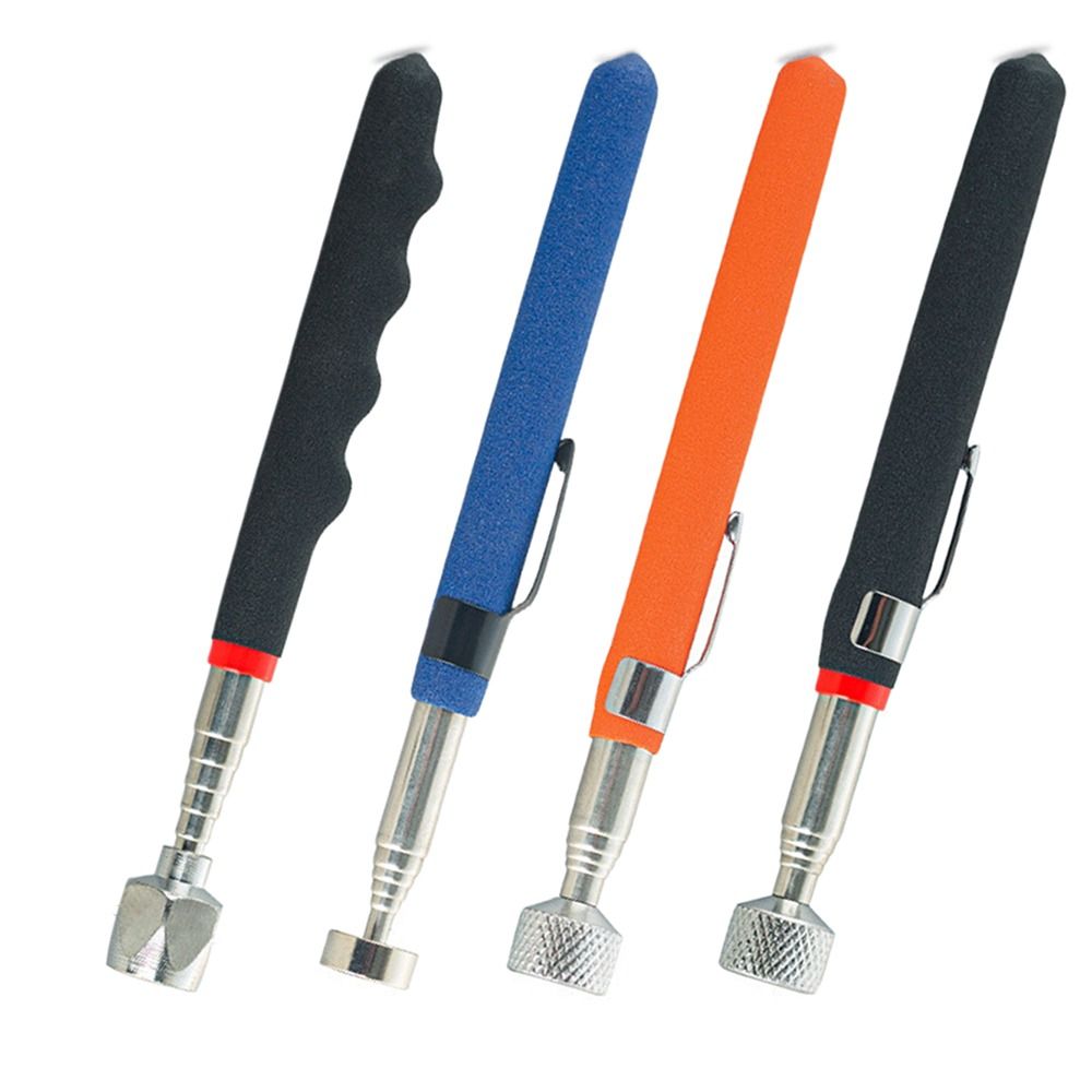 Durable Retractable Magnetic Pick Up Tool Stainless Steel 8/10/16LB Retrieval Tool Universal Multifunctional Extractor Pen Clip Auto Repair