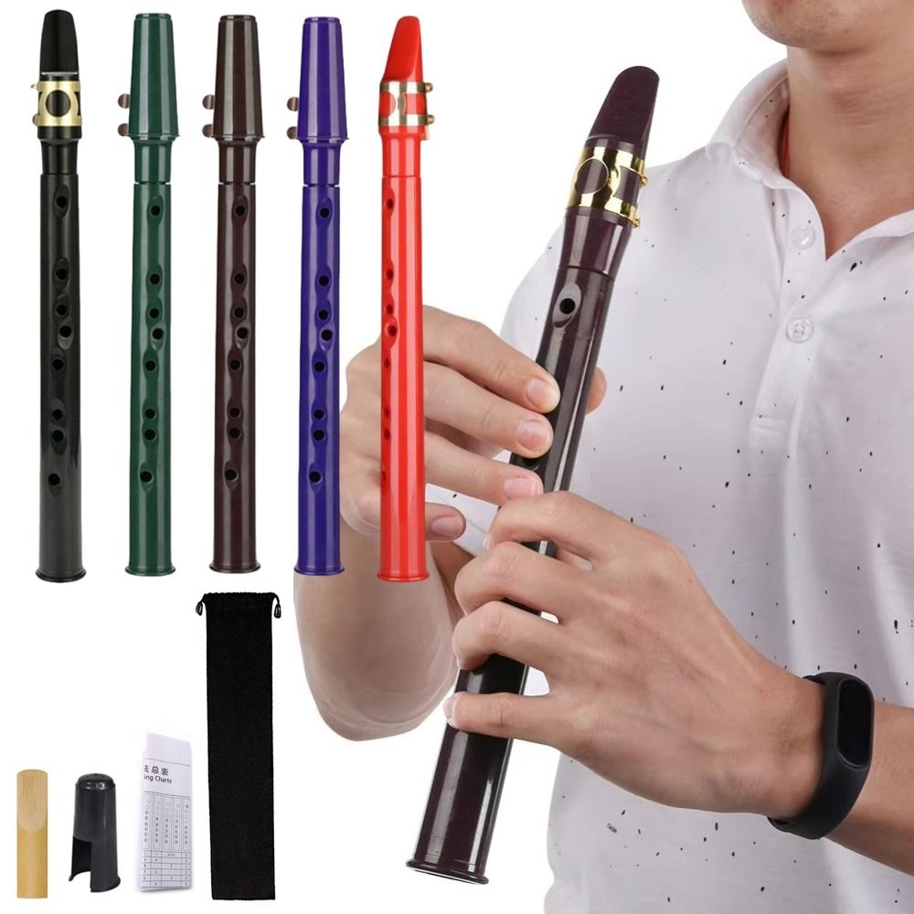 Practice Instrument Mini Portable Saxophone Lightweight 8-Hole Pocket Saxophone Classical Elegance Woodwind Instrument Beginner Musicians