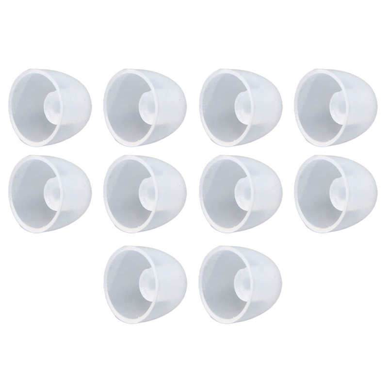 10pcs 8mm Ear Deaf Aid Domes Hearing Aid Dome Soft Silicone Replacement Parts for The Impairments