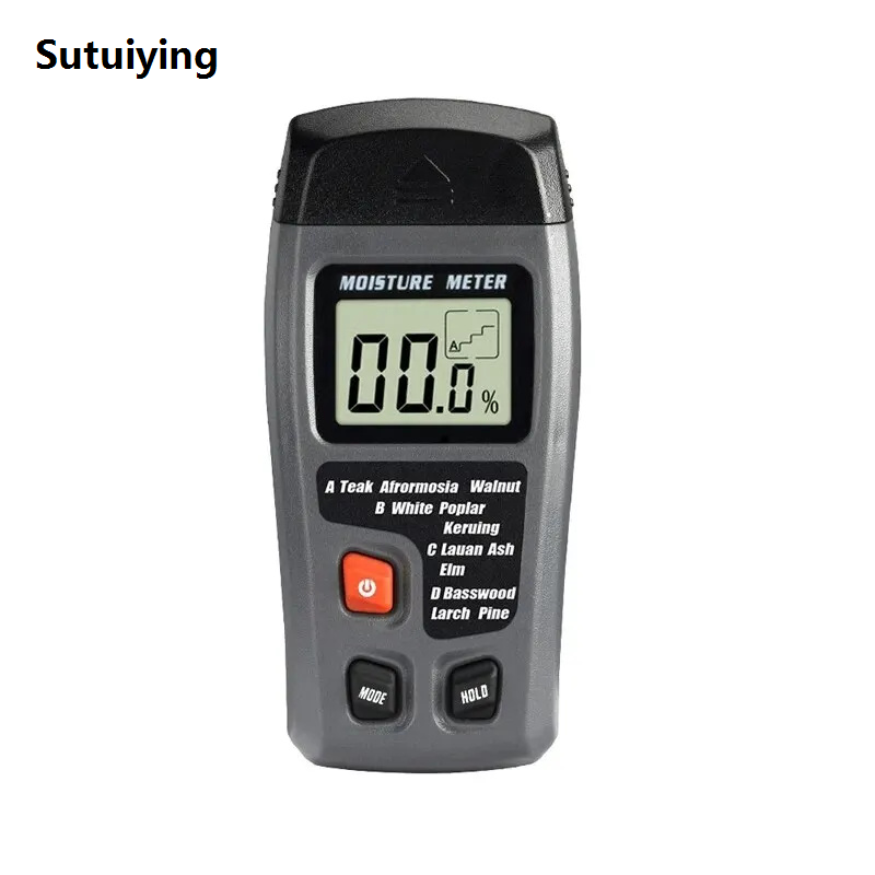 Sutuiying 1PC MT10 Hygrometer Accurate Large LCD Display Wood Moisture 2025 New Tester Digital Wall Moisture Detector Wood Moisture Meter