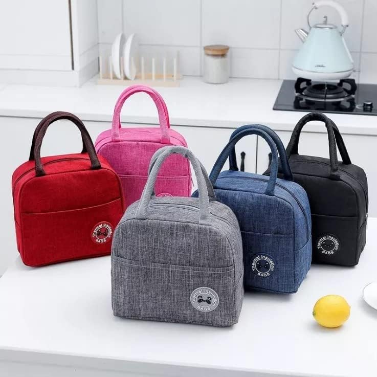 Small Lunch/Tiffin Bag Portable Thermal Insulated Travel Bags for Office College School
