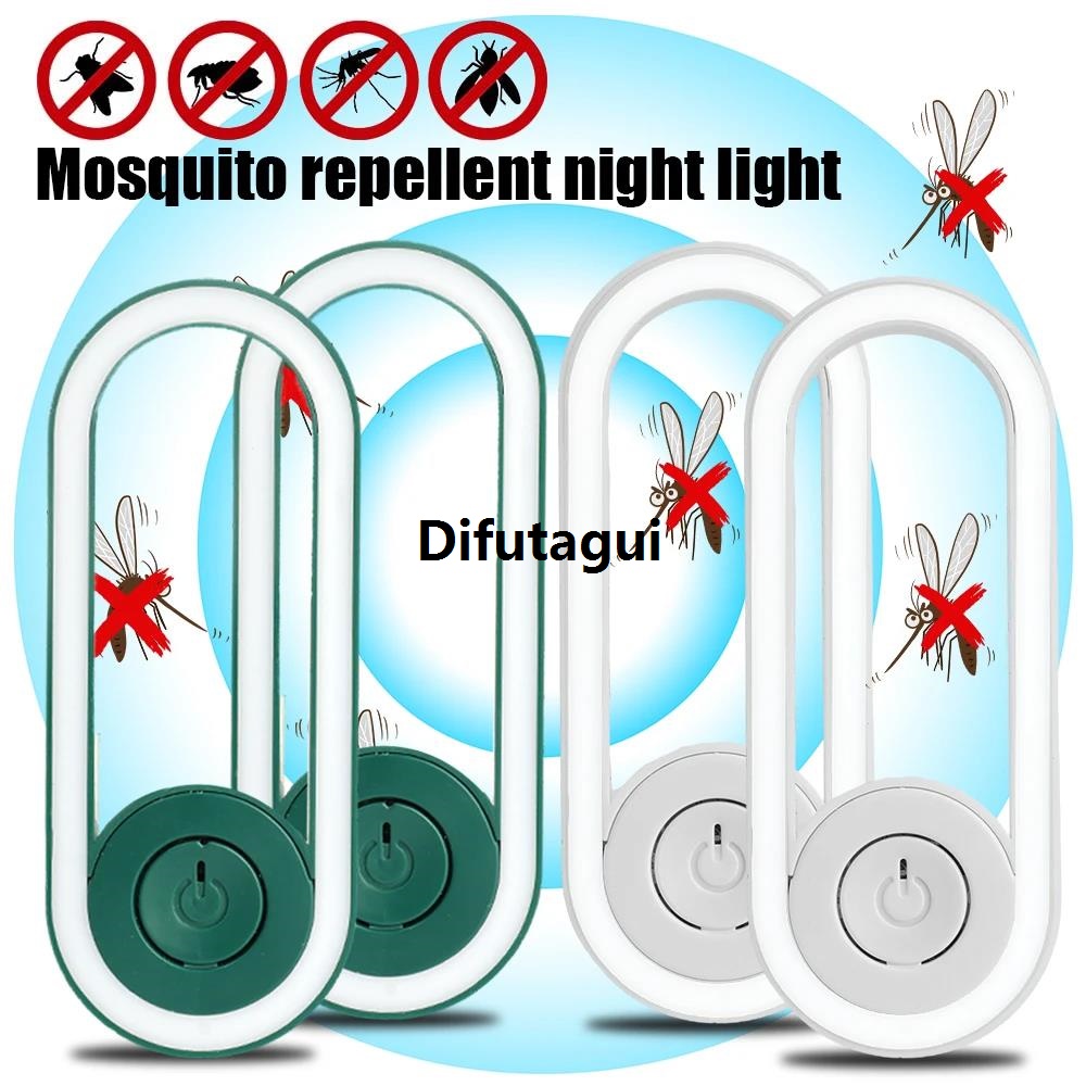 Difutagui Electric Mosquito Killer Zapper US Plug Ultrasonic Mosquito Killer Luxury Lights Non-radiation LED Insect Killer Night Lights for Home