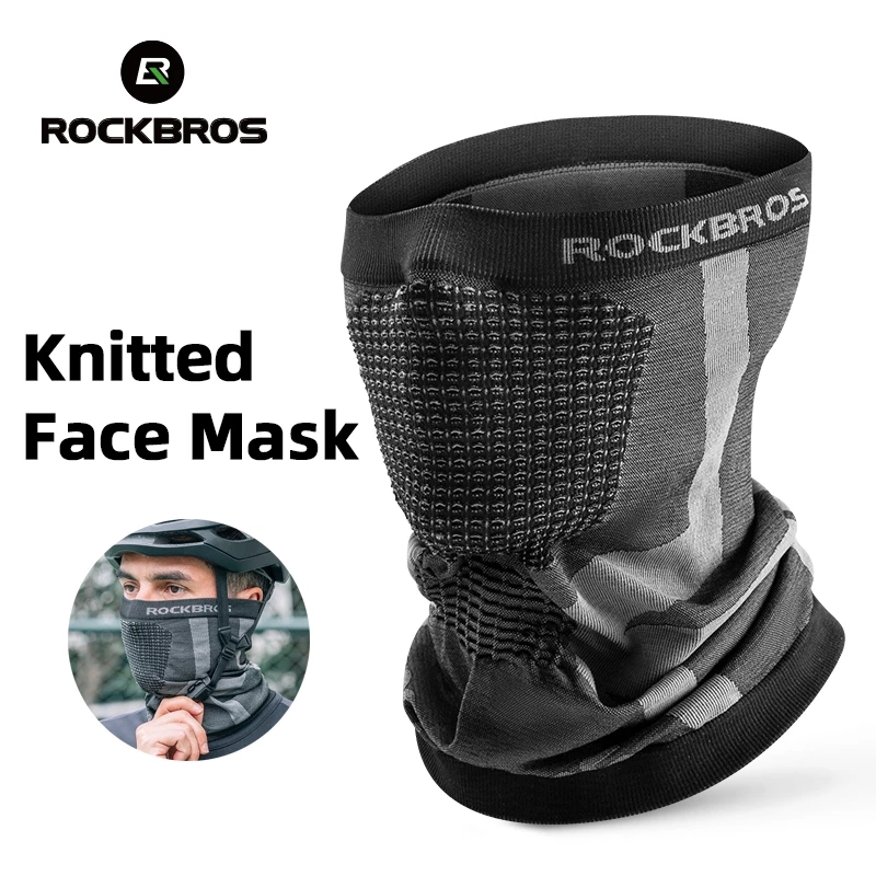 ROCKBROS Warmer Face Mask Windproof Motorcycle Fleece Sport Scarf Outdoor Face Protection Balaclava Bicycle Running Cycling Cap