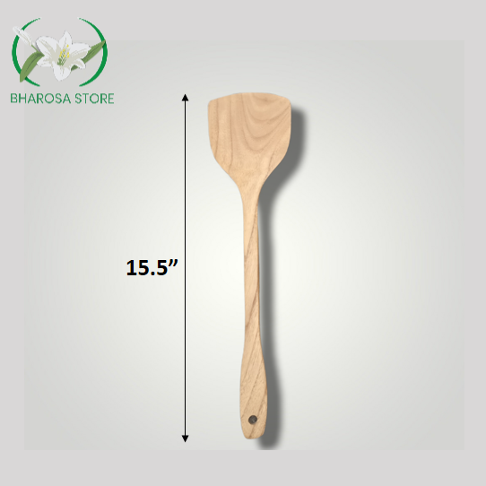 Wooden Spatula Non-Toxic Premium 15.5 Inch