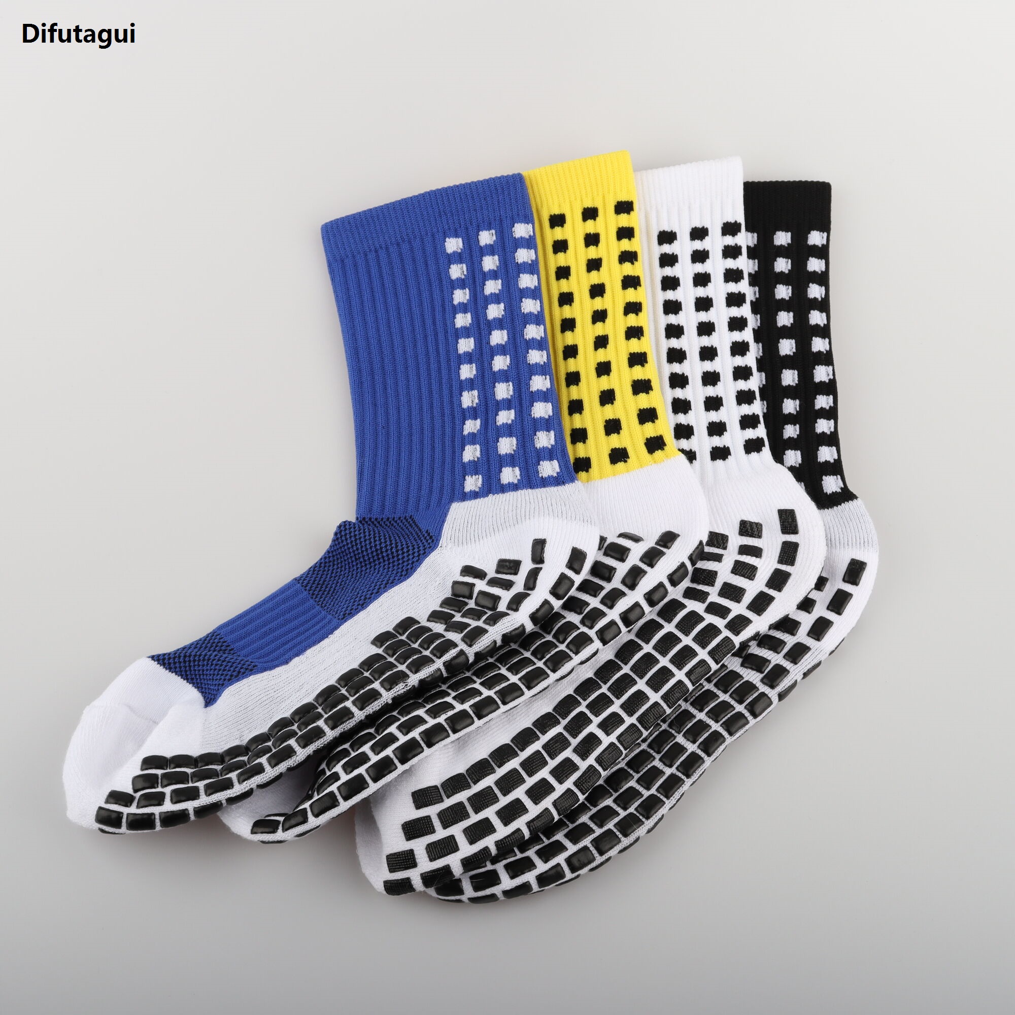 Difutagui High Quality New ANTI SLIP Football 2023 Socks Mid Calf Non Slip Soccer Cycling Sports Socks Mens 39-48