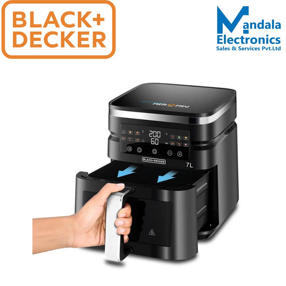 Black & Decker LATEST AIRFRYER 7.0 Litre + Window AF7010-B5