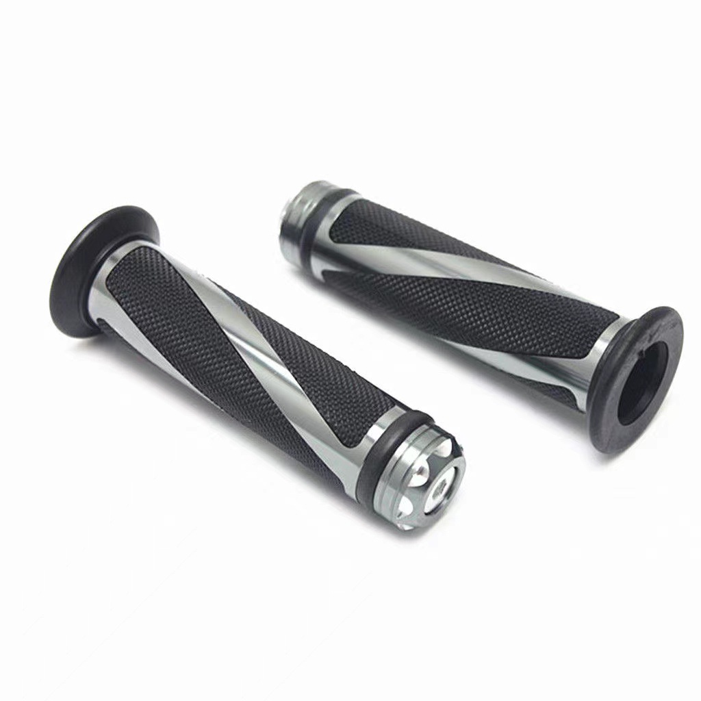 1 Pair 7/8'' Anti-Slip Motorcycle grips hand Handlebar Bar Grips Bicycle Rubber Mountain Cycle Handle Handlebar Bar Grips Bles Online DZ-CYC