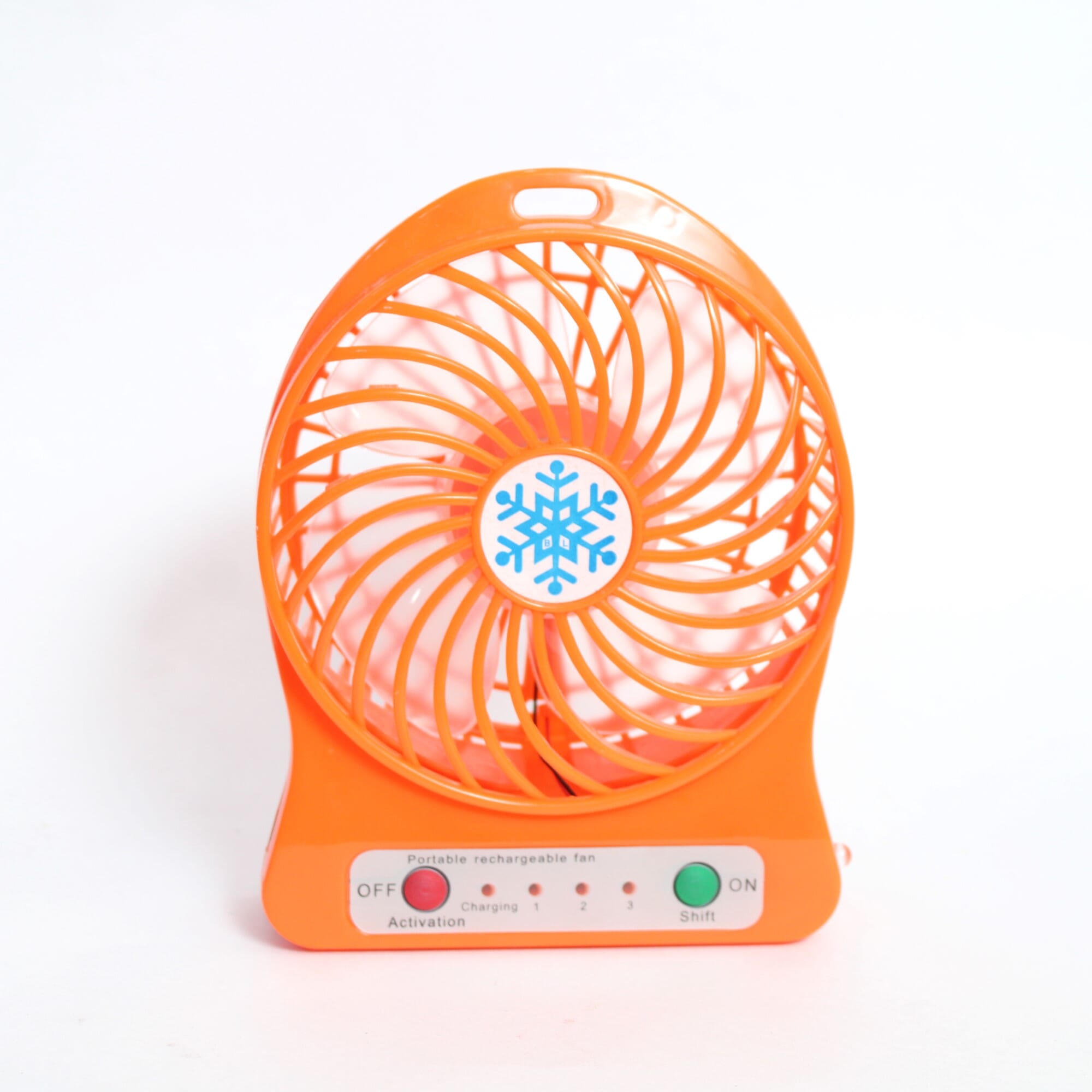 Orange Portable Mini Fan