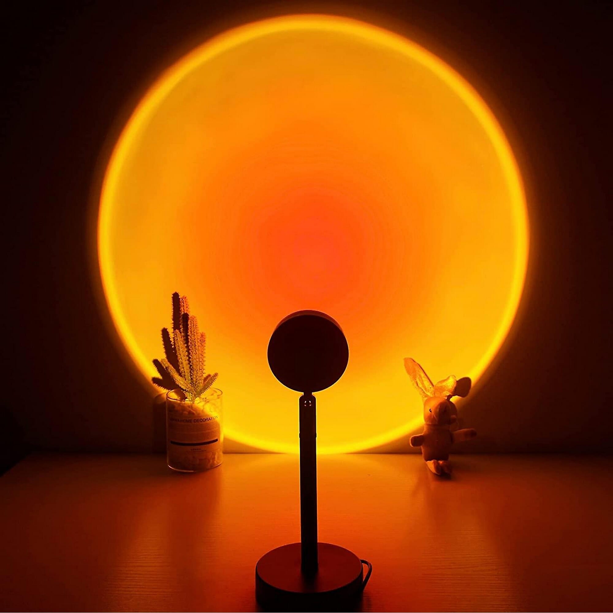 USB Rechargable Sunset Projection Lamp(Single Color)