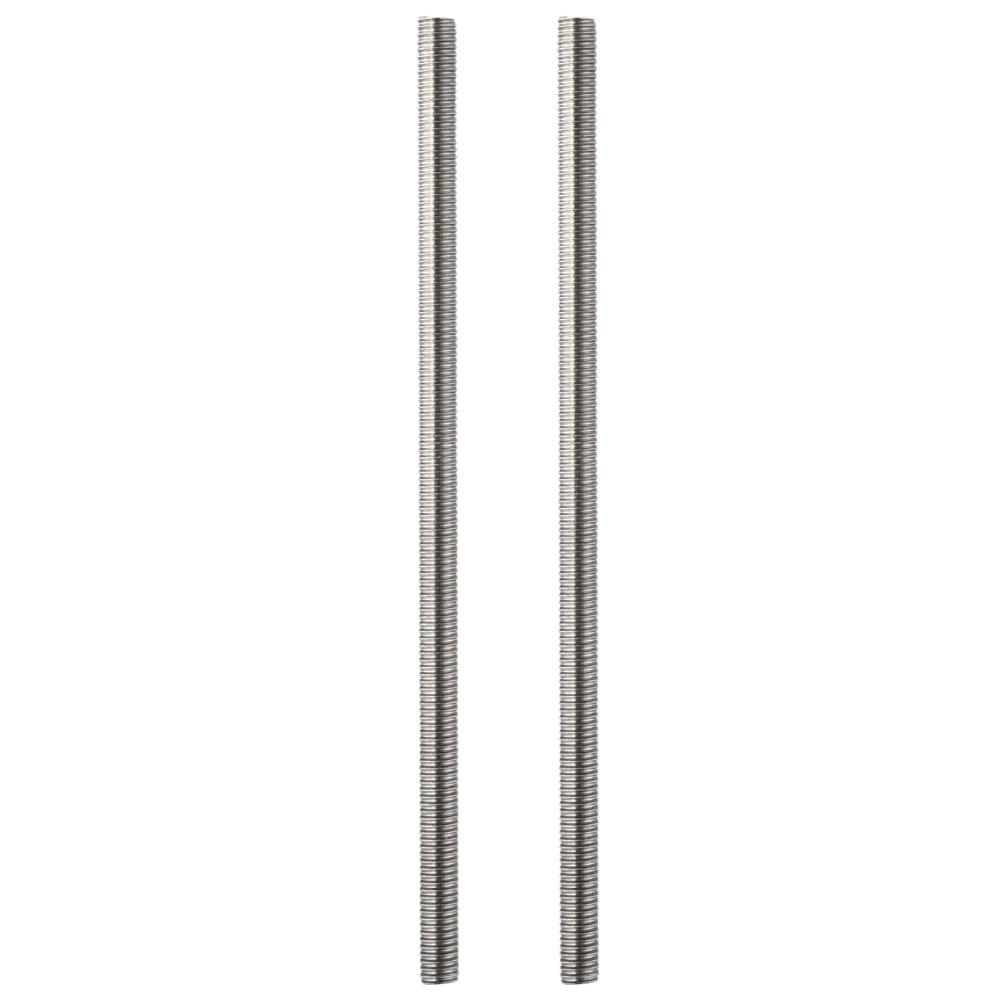 2PCS Useful 304 Stainless Steel Fully Threaded Rod Right Hand Threads 2.0mm Thread Pitch Long Threaded Screw M10 Rods Bar Studs U-bolts