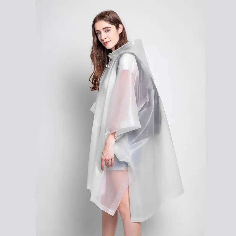 Big Rain Poncho 110*130CM EVA Unisex Thickened Raincoat Women Men Camping Bicycle Waterproof Rainwear