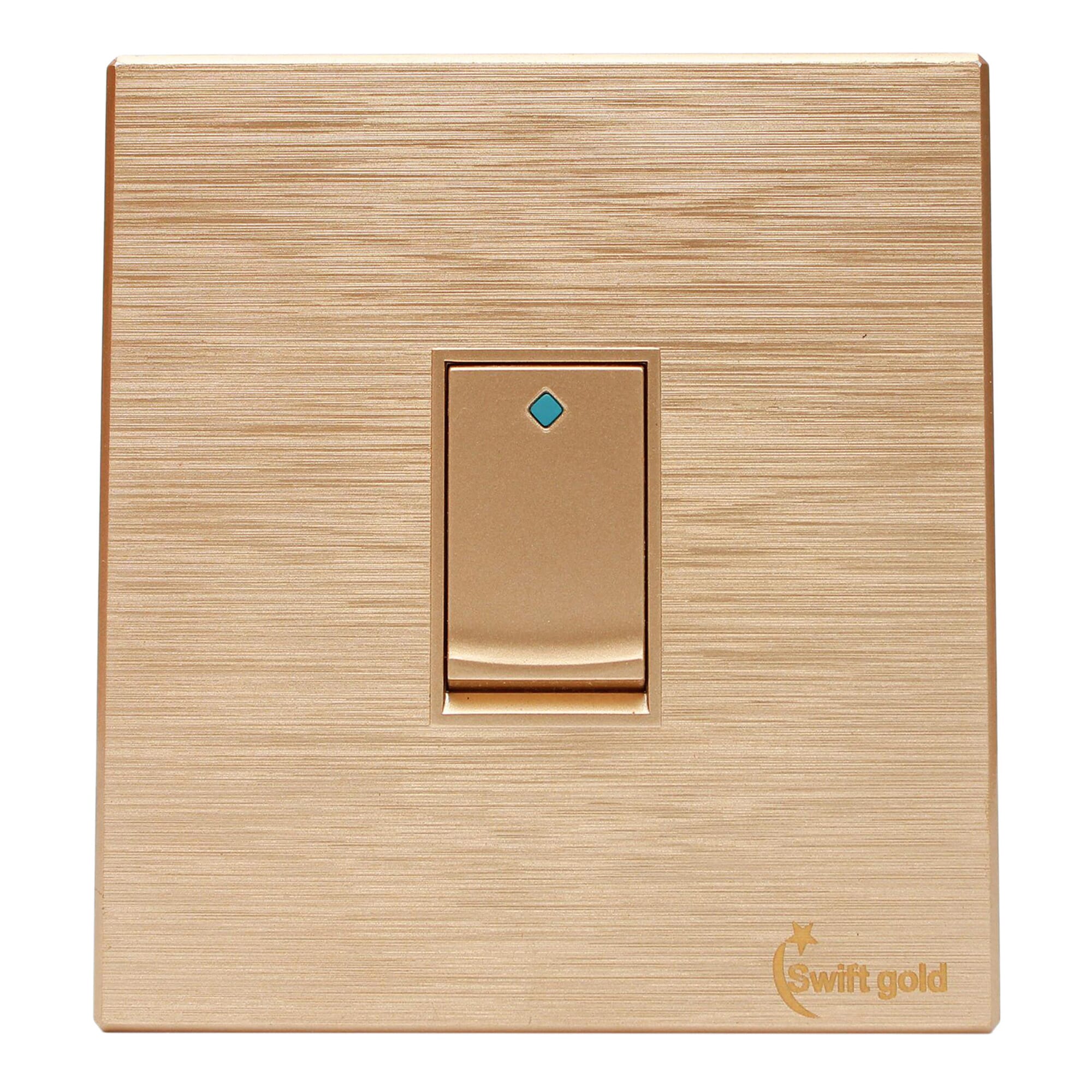 Gold 1 Gang Switch FRLS Gold (3*3)