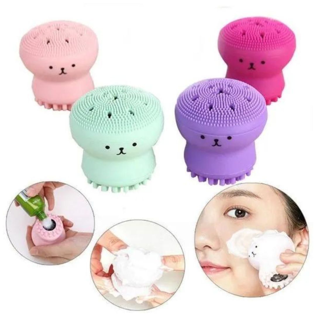 1 Pcs Silicone Face Cleansing Brush For Baby
