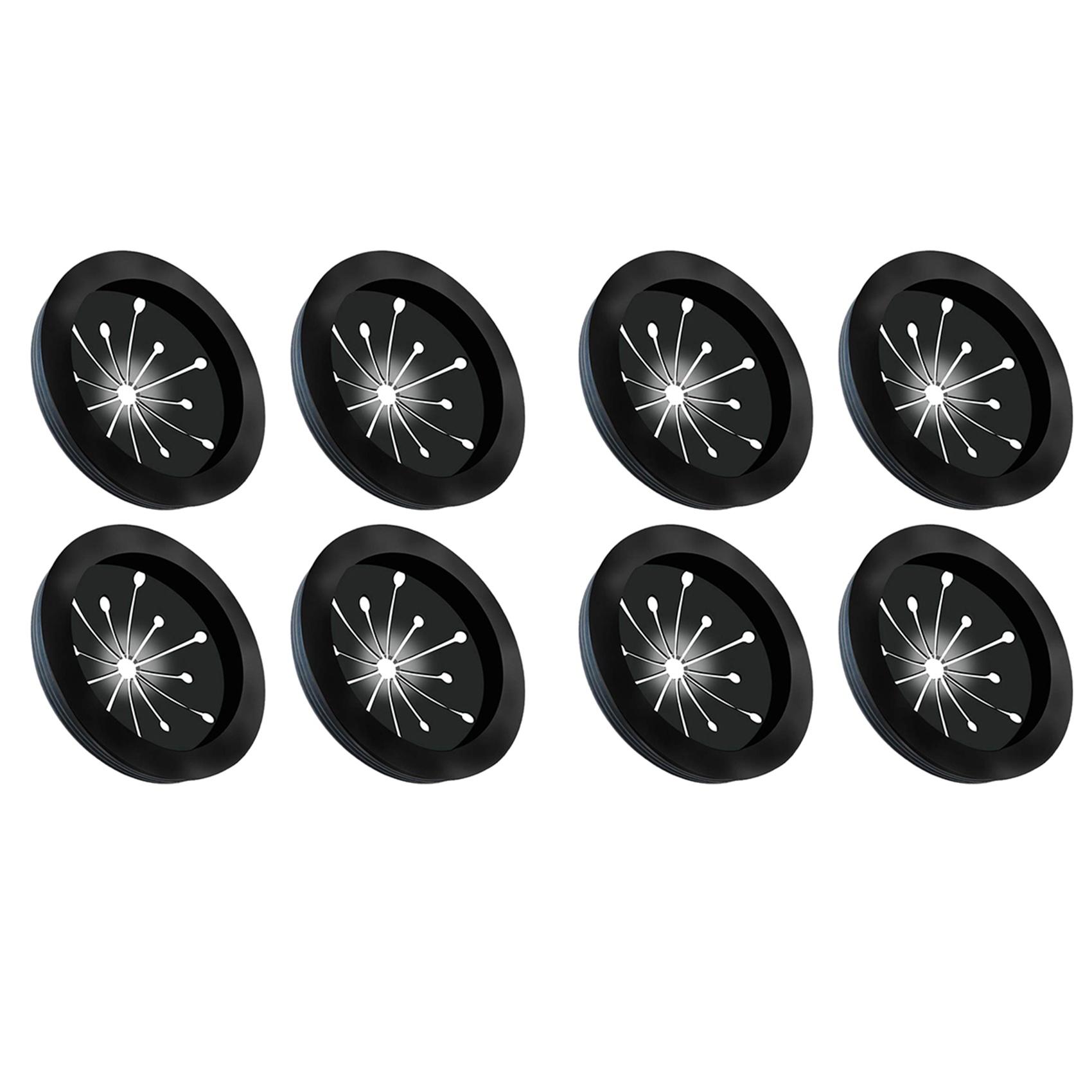 NAMUNY Food Waste Disposer Accessories Multi-Function Drain Plugs Splash Guards for Whirlaway, (8 Pack)