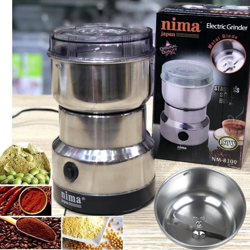 Multifunction Mini mixer Grinder Machine with Durable Stainless Steel Blade Coffee Bean Nut Seeds Grinder