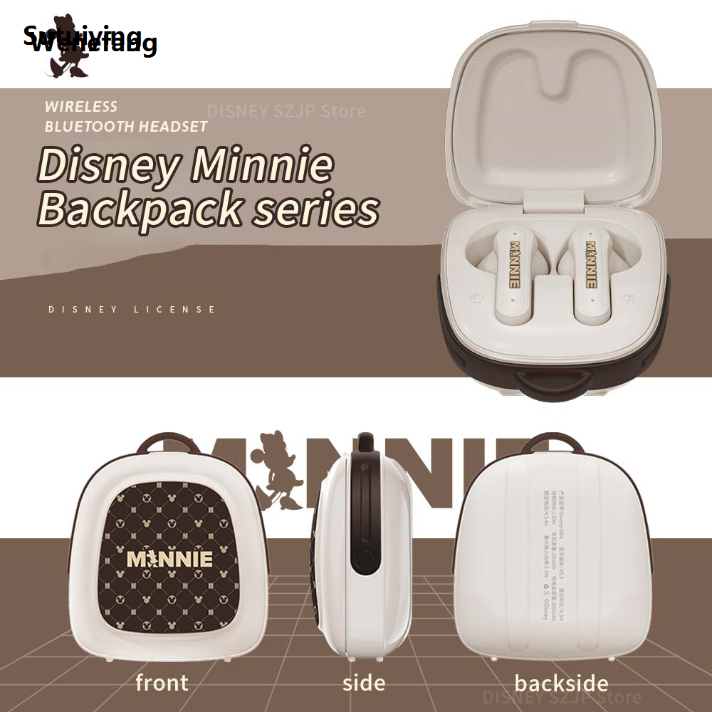 Wenefang Sutuiying Disney Wireless Earphones DB8 Retro Backpack Design Bluetooth 5.3 Fifty Luxury percent discount Earbuds HIFI Sound Headphone Noise Reduction Long Battery Life