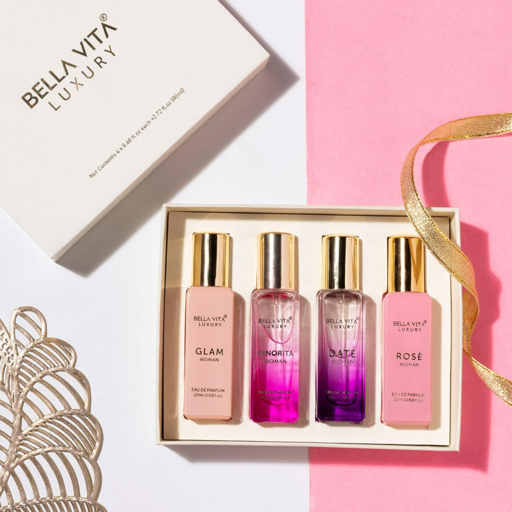 Bella Vita Organic Luxury Perfume Gift Set For Men 20 Ml