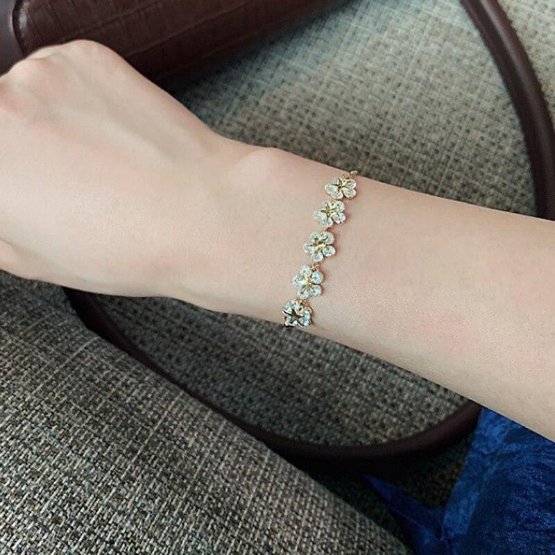 1 Piece Rhinestone Moon and Star Adjustable Bracelet for Girls and Women - Elegant Gift - Bracelets For Girls By WishMish