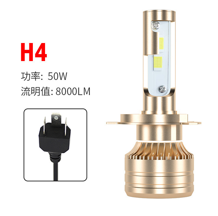 Cross border hot selling blade led car headlight 55W high power high brightness LED light H4 9005 car led