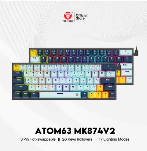 Fantech ATOM MIZU SERIES ATOM 63 MK874V2 Keyboard Mechanical Gaming